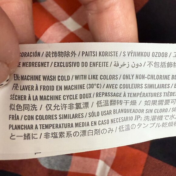 NWOT Men's HOLLISTER‎ Epic Flex Stretch Plaid Button Up Shirt | Size XXL - Picture 7 of 8